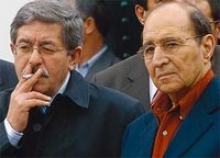 L'ancien ministre de l'Intérieur avec Ouyahia
