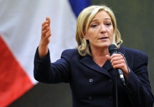مارين لوبان زعيمة الجبهة الوطنية الفرنسية